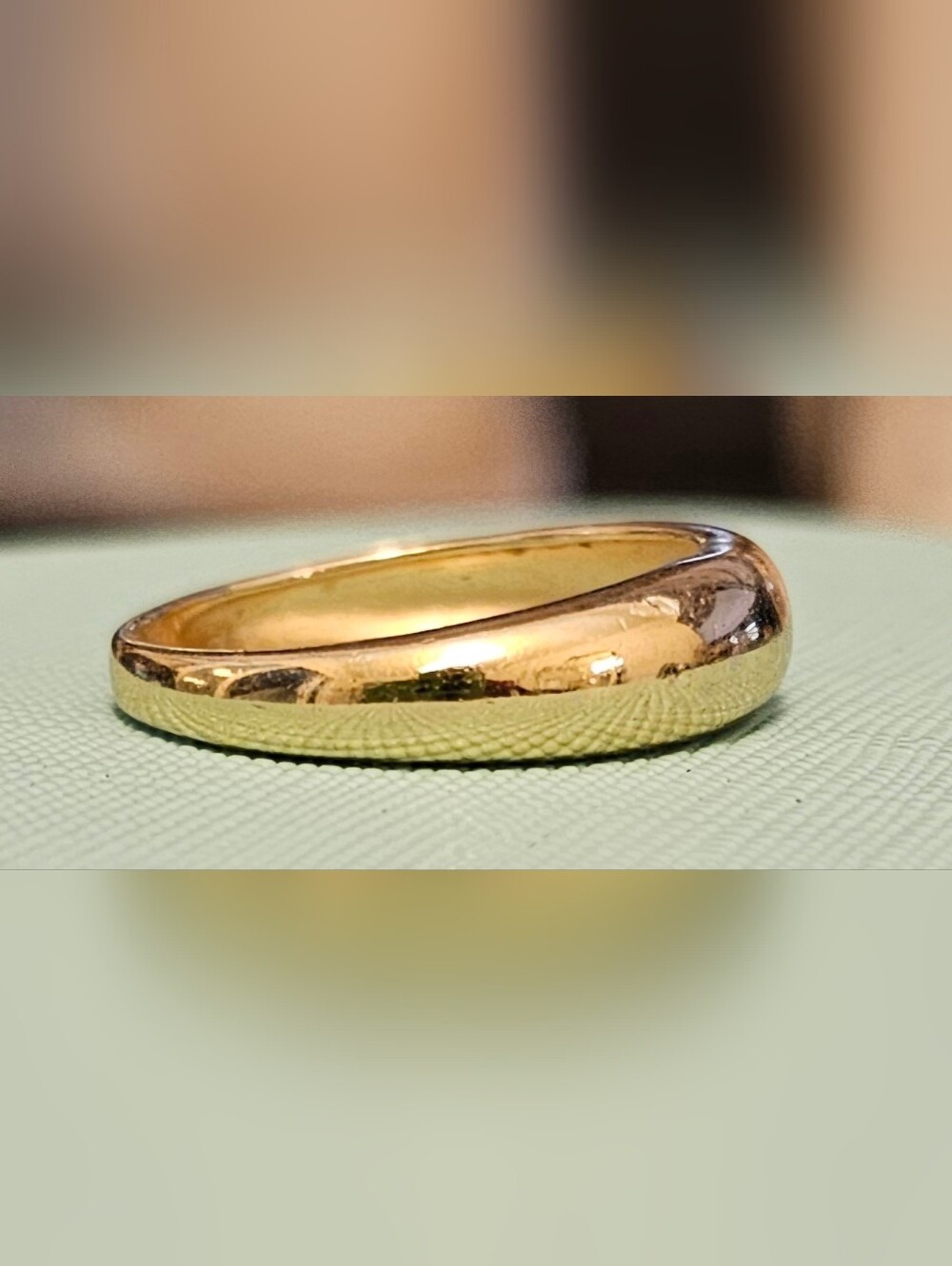 925 STERLING SILVER Dipped in Gold Ring SZ8